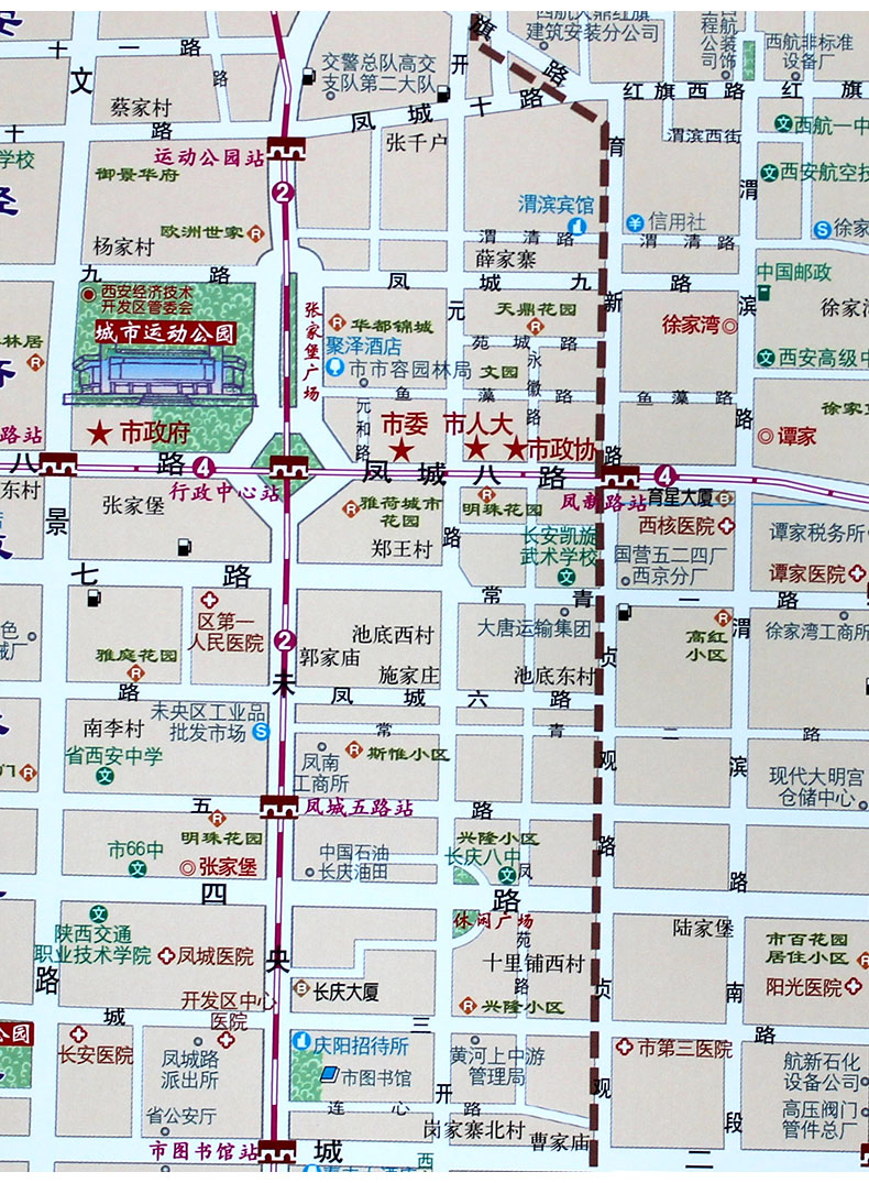 最新西安地图，古都变迁与发展探索