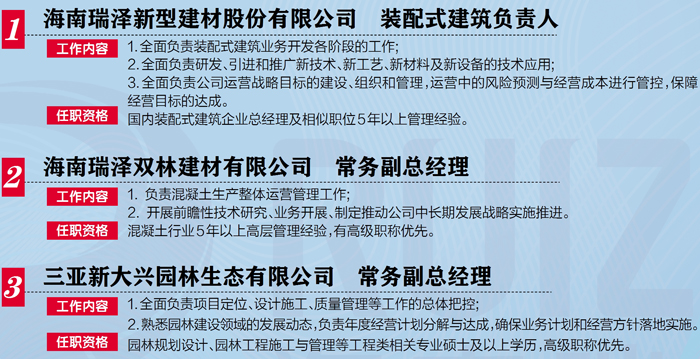 海南洋浦正业最新招聘启事公告